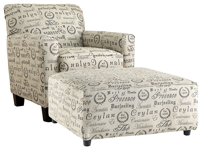 Alenya Signature Design 2-Piece Chair & Ottoman Set