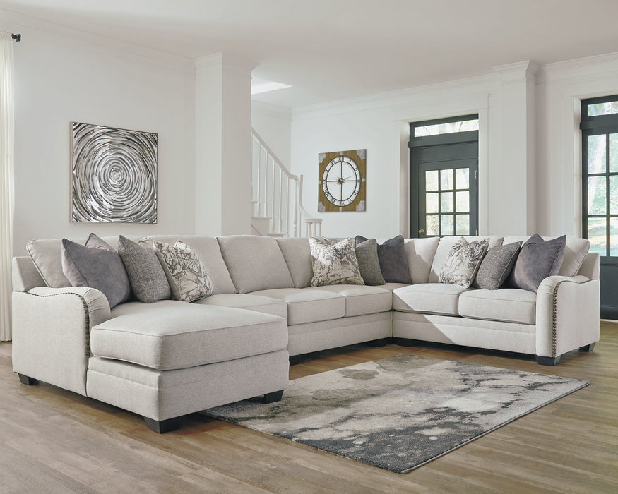 Dellara Benchcraft 5-Piece Sectional with Chaise