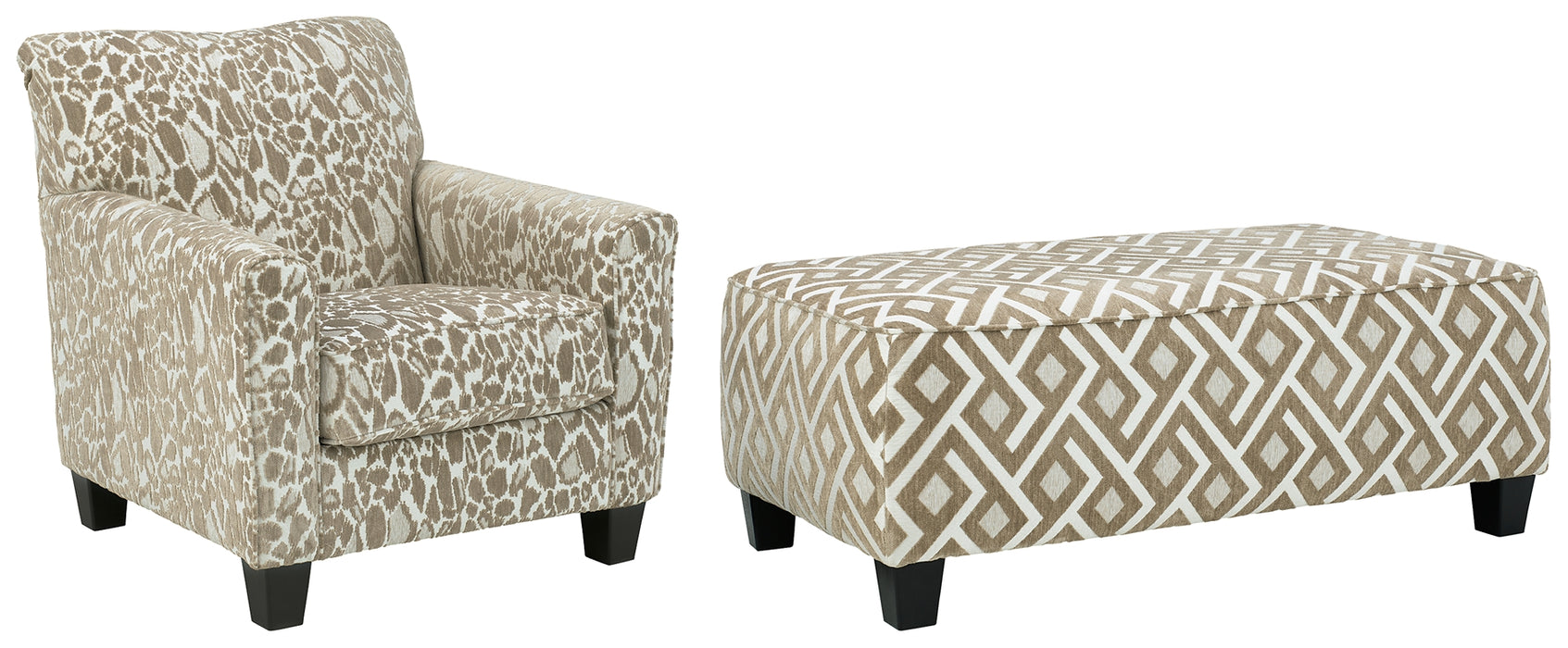 Dovemont Signature Design 2-Piece Chair & Ottoman Set