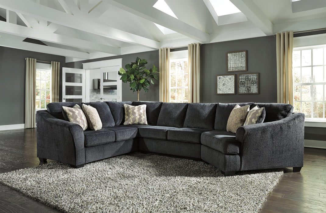 Eltmann Signature Design by Ashley 3-Piece Sectional with Cuddler
