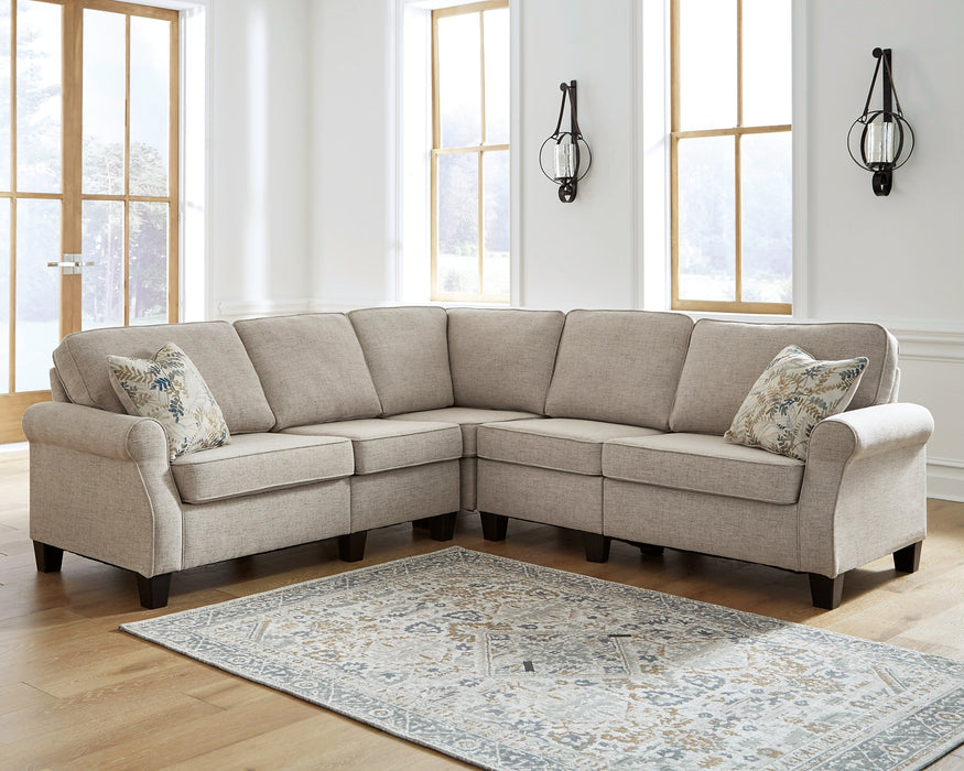 Alessio Signature Design by Ashley 4-Piece Sectional