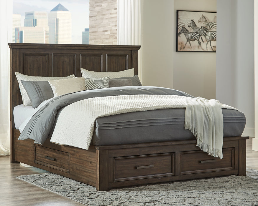 Johurst Signature Design by Ashley Queen Panel Bed with 4 Storage Drawers