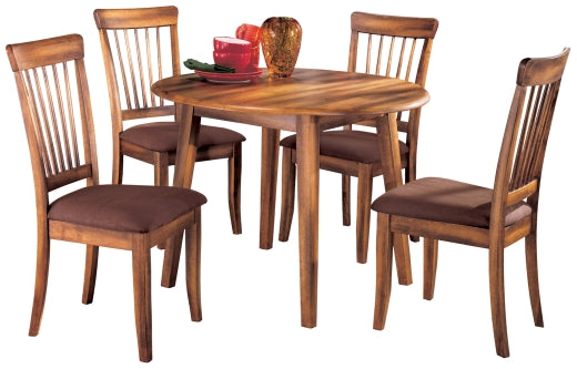 Berringer Ashley 5-Piece Dining Room Set with Drop Leaf Table