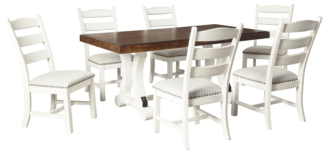 Valebeck Signature Design 7-Piece Dining Room Package