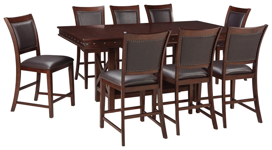 Collenburg Signature Design 9-Piece Counter Height Dining Room Package