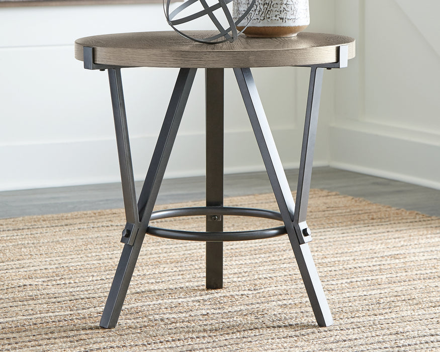 Zontini Signature Design by Ashley Round End Table