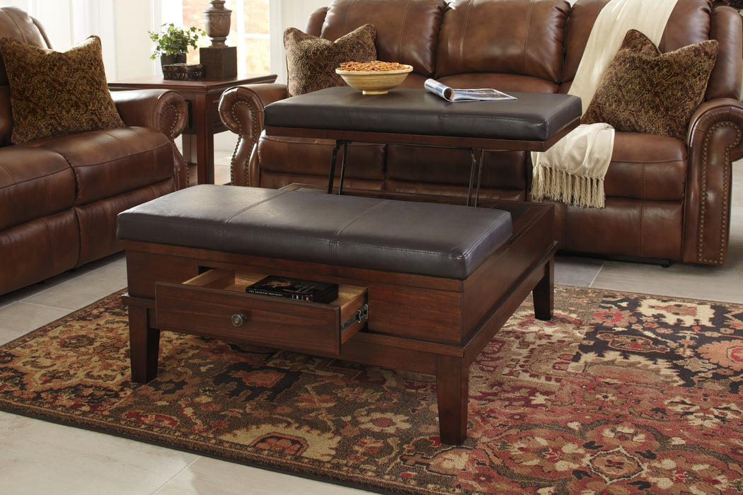 Gately Signature Design by Ashley Cocktail Table Ottoman